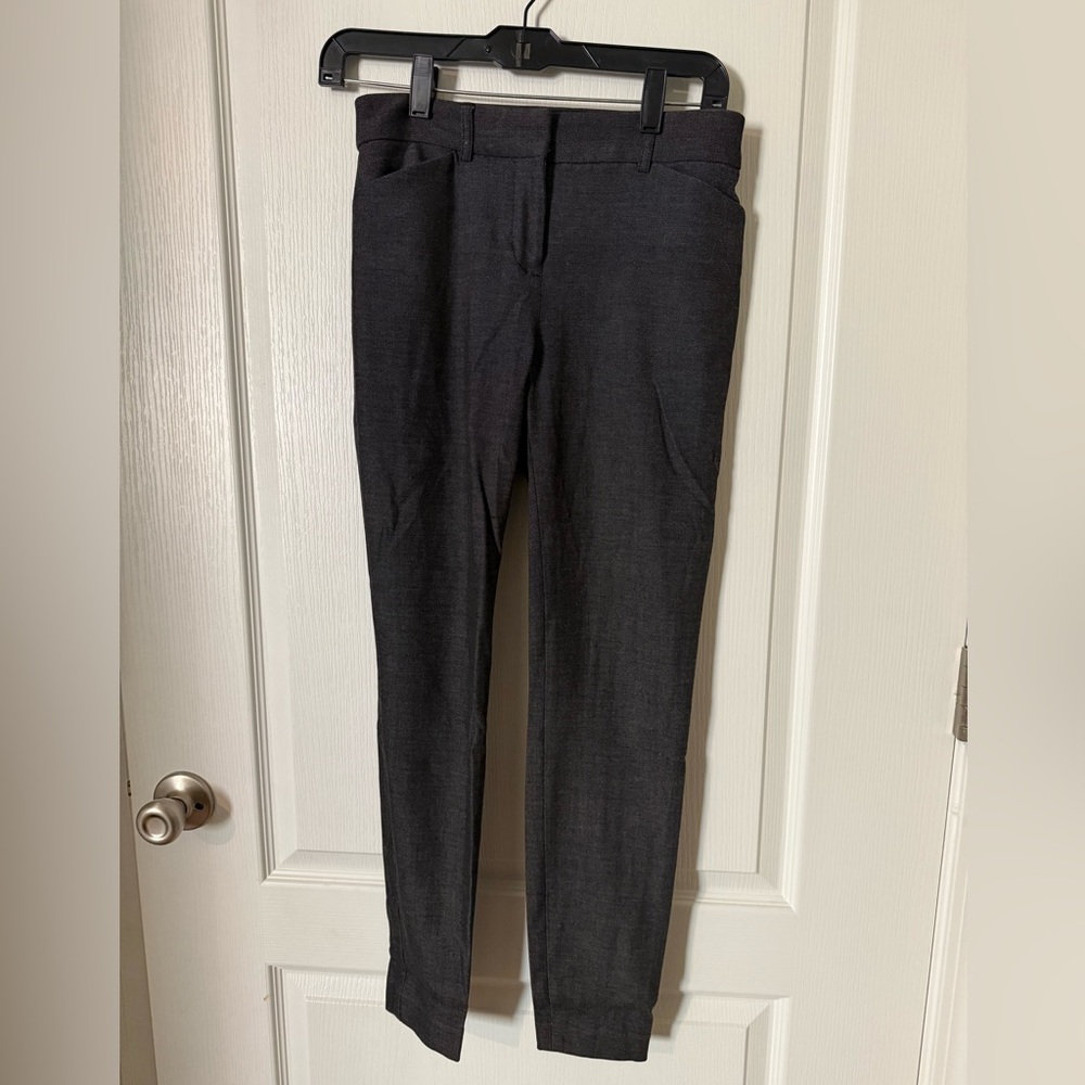 Express Super Stretch Mid Rise Business Casual Skinny Slack Size 0